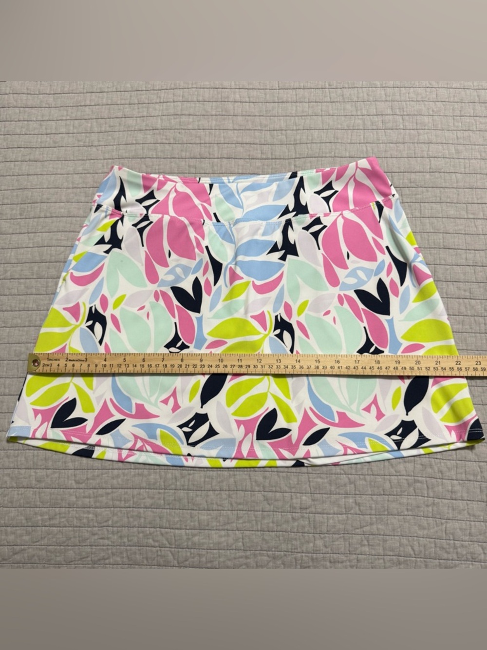 Tommy Bahama Golf Athletic Sport Skort Built in Shorts Floral Women's Size Large - Picture 7 of 14